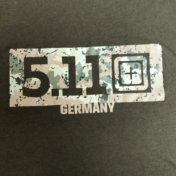 5.11 Tactical Mens T-Shirt Size XL Short Sleeve Camo Germany Army Graphic Tee - Picture 6 of 8